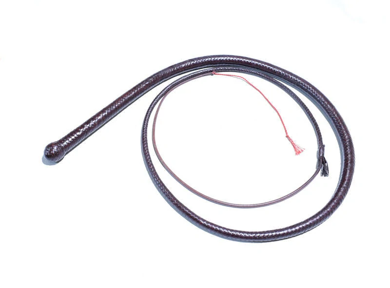 16HBJ270_1 Hadí bič z jelení kůže v délce 2,7 m