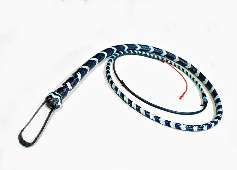 16PHJ polohadí bič z jelení kůže