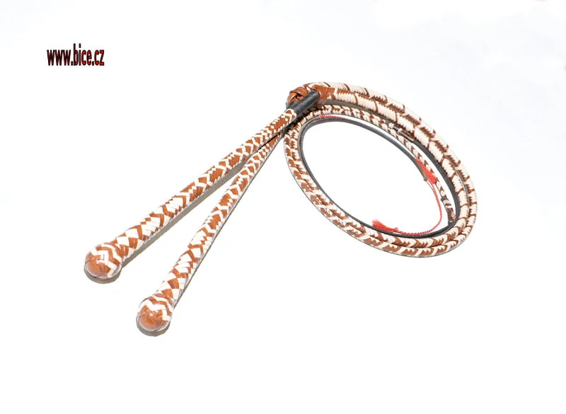 16ADK australský dobytkářský bič z klokaní kůže (stock whip)