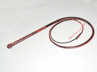 16AUK260_1 Australský dobytkářský bič z klokaní kůže v délce 2,6 m