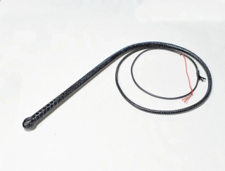 16AUK250_1 Australský dobytkářský bič z klokaní kůže v délce 2,5 m