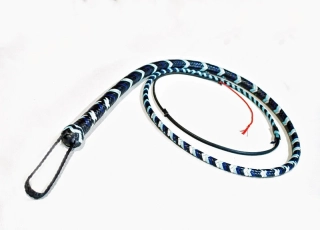 16PHJ polohadí bič z jelení kůže
